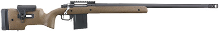 [736676571222] Ruger 57122 Hawkeye Long-Range Target Full Size 204 Ruger 10+1 26" Matte Black Steel Threaded Barrel, Picatinny Rail Steel Receiver, Black Speckled Brown Adj Comb  &  LOP Laminate Stock