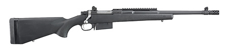 [736676068418] Ruger 6841 Scout  350 Legend 5+1 16.50" Matte Black Threaded Barrel, Picatinny Rail Steel Receiver, Black Synthetic Adj LOP Stock