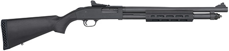 [015813507653] Mossberg 50765 590A1 Tactical 12 Gauge 3" 6+1 18.50" Cylinder Bore Barrel Black Parkerized Rec with Ghost Ring Sight Black Synthetic Stock Right Hand Includes M-LOK Handguard