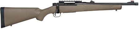 [015813280518] Mossberg 28051 Patriot  450 Bushmaster Caliber with 3+1 Capacity, 16.25" Threaded/Fluted Barrel, Matte Blued Metal Finish  &  Flat Dark Earth Synthetic Stock Right Hand (Full Size)