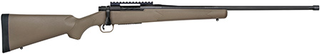 [015813280907] Mossberg 28090 Patriot Predator Full Size 6.5 PRC 4+1 24" Matte Blued Fluted Threaded Barrel, Matte Blued Stainless Steel Receiver w/Picatinny Rail, Flat Dark Earth Fixed Synthetic Stock, Right Hand
