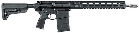 [798681622207] Sig Sauer R716I16BTRD 716i Tread 7.62x51mm NATO 20+1 16",  Black Hard Coat Anodized Metal Finish, Black Adjustable Telescopic Stock, Black Polymer Grip