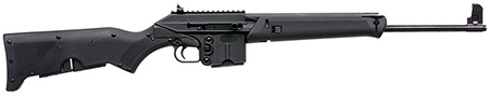 [640832000795] Kel-Tec SU16BLK SU-16 Sport Utility 5.56x45mm NATO Caliber with 18.50" Barrel, 10+1 Capacity, Black Metal Finish, Black Fixed Storage Compartment Stock Right Hand