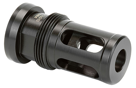 [791154081631] Griffin Armament TMCH22C1228 Taper Mount Hammer Comp Black Stainless Steel with 1/2"-28 tpi Threads, 1.94" OAL  &  1.08" Diameter for 22 Cal