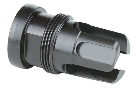 [791154082294] Griffin Armament TMMFH1228 Minimalist Taper Mount Flash Suppressor Black 17-4 Stainless Steel with 1/2"-28 tpi Threads, 1.80" OAL  &  1.07" Diameter for 5.56x45mm NATO