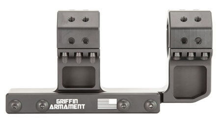 [791154083918] Griffin Armament SMC193H30MM SPRM Scope Mount/Ring Combo Black Anodized