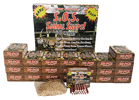 [736211092663] Tannerite SOS S.O.S. Signal Snaps Impact Enhancement Explosion 480 Snaps