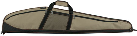 [672352012132] Bulldog BD221 Plus Rifle Case 48" Khaki with Black Trim Water-Resistant Nylon