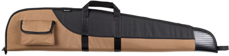 [672352012217] Bulldog BD231 Superior Rifle Case 44" Tan w/Black Panels Water-Resistant Nylon