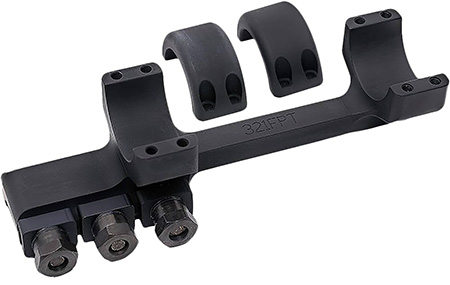 [879956005328] DNZ 321FPT Freedom Reaper Forward Picatinny Rail Matte Black Aluminum 30mm Tube, Extra High Rings