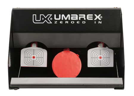 [723364180750] Umarex 2218075 Trap Shot Re-Setable Steel Red/White Target Air Rifle