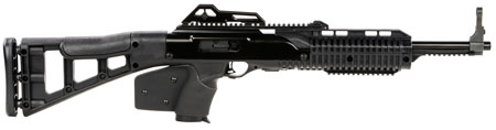 [752334038128] Hi-Point 3895TSCA 3895TS Carbine *CA Compliant 380 ACP Caliber with 16.50" Barrel, 10+1 Capacity, Black Metal Finish, Black All Weather Skeletonized Stock  &  Black California Paddle Grip Right Hand