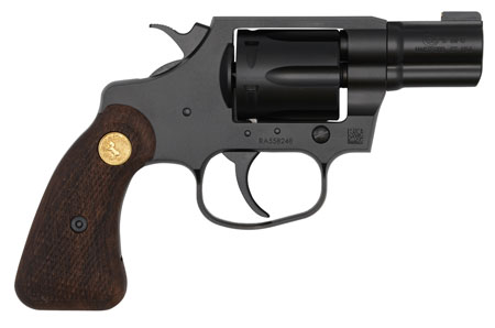 [098289007209] Colt Mfg COBRAMB2WBB Night Cobra  38 Special +P 6 Shot 2" Matte Black Ion Bond Steel Barrel, Cylinder  &  Frame, Wood Grip