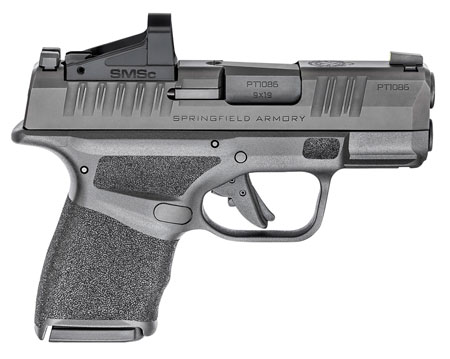 [706397932114] Springfield Armory HC9319BOSPSMSC Hellcat Micro-Compact OSP 9mm Luger 3" 11+1, 13+1 Black Black Melonite Steel Slide Adaptive Textured Black Polymer Grip Includes Shield SMSc