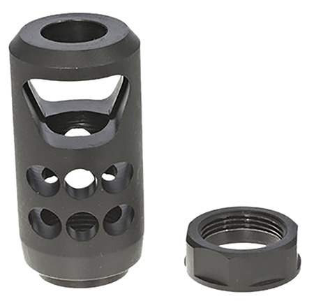 [736676906413] Ruger 90641 American Muzzle Brake Black Matte Steel 11/16"x24 Threads, 2.20" OAL, 1" Diameter 45-70 Gov/450 Bushmaster