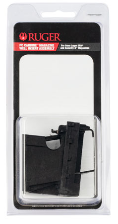 [736676906536] Ruger 90653 Mag Well Insert Assembly 9mm Luger 40 S&W Fits Ruger PC Carbine, Compatible w/Ruger SR  &  Security-9 Mags Black Polymer
