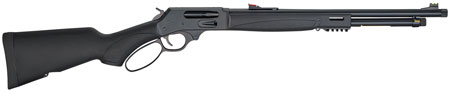 [619835100139] Henry H010X X Model  Full Size 45-70 Gov 4+1 19.80" Blued Steel Barrel, Blued Steel Receiver, Black Synthetic Stock Ambidextrous