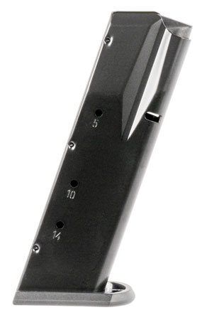 [765595750203] Mec-Gar MGWIT40LFAFC Standard  14rd 40 S&W Fits Tanfoglio Witness Large Frame Blued w/Anti-Friction Coating Carbon Steel