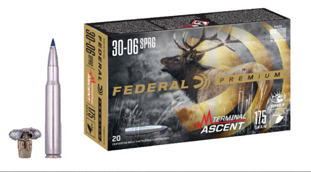 [604544659405] Federal P3006TA1 Premium Terminal Ascent 30-06Springfield 175gr 20 Per Box/10 Case