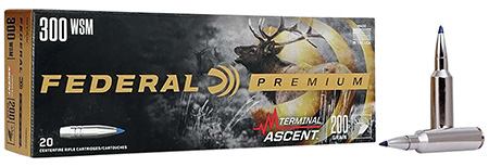 [604544659412] Federal P300WSMTA1 Premium Terminal Ascent 300WSM 200gr 20 Per Box/10 Case