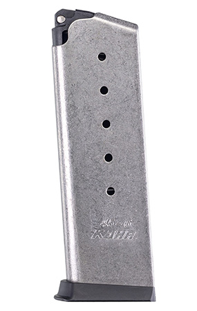 [602686108027] Kahr Arms K625 OEM  Stainless Detachable 6rd 45 ACP for Kahr CW/KP