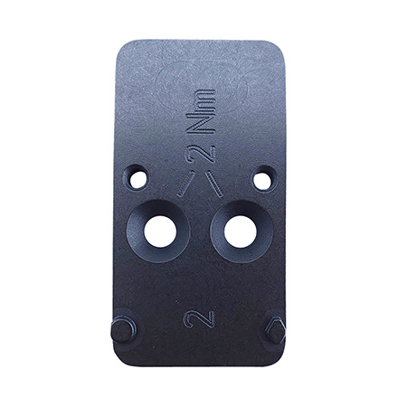 [642230260016] HK 50254262 Optic Plate #2 Black Steel, Fits HK VP9 OR RMR/Holosun Pattern Footprint Mount