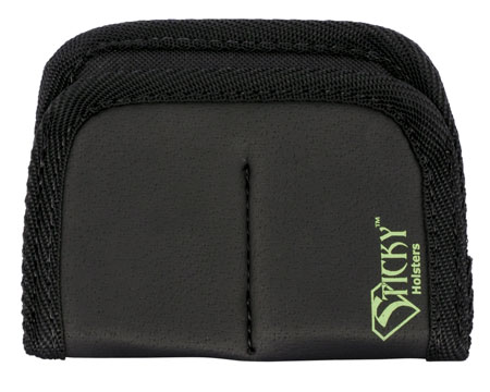 [859640007036] Sticky Holsters DMMS Dual Mini Mag Sleeve IWB Black/Green Latex Free Rubber Pocket