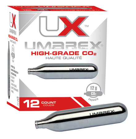 [723364525339] Umarex 2252533 CO2 Cartridge Cylinders 12gram 12/Box