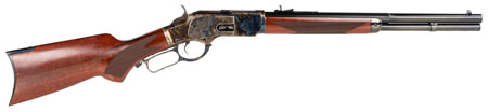 [810012511254] Taylors  &  Company 550202DE 1873 Taylor Tuned 357 Mag 10+1 18" 1/2 Octagon Barrel Walnut Fixed Pistol Grip Stock Color Case Hardened Right Hand