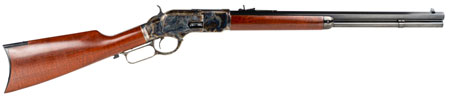 [810012511346] Taylors  &  Company 550173DE 1873 Taylor Tuned 357 Mag 10+1 20" Walnut Fixed Pistol Grip Stock Color Case Hardened Right Hand