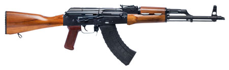 [860247000702] RILEY DEFENSE INC RAK101 RAK-47 Classical 7.62x39mm 16.25" 30+1 Black Oxide Stained Teak Wood Stock