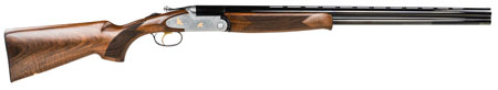 [8057829610615] F.A.I.R. FRS6922028 SLX 692 Gold Full Size 20 Gauge Break Open 3" 2rd 28" Blued Over/Under Vent Rib Barrel, Silver Stainless Steel w/Gold Engraved Receiver, Fixed Walnut Stock, Right Hand