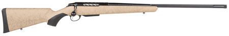 [082442928708] Tikka JRTXRT341 T3x Lite 300 WSM 3+1 24.30" Fluted/Threaded, Black Barrel/Rec, Black Webbed Tan Roughtech Synthetic Stock, Interchangeable Grip, Muzzle Brake