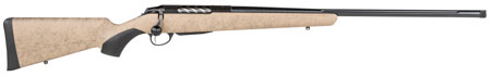 [082442928715] Tikka JRTXRT370 T3x Lite 7mm Rem Mag 3+1 24.30" Fluted/Threaded, Black Barrel/Rec, Black Webbed Tan Roughtech Synthetic Stock, Interchangeable Grip, Muzzle Brake
