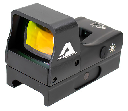 [815879010803] Aim Sports RT5C1 Compact Reflex Sight  Matte Black 1x27mm 3.5 MOA Red Dot