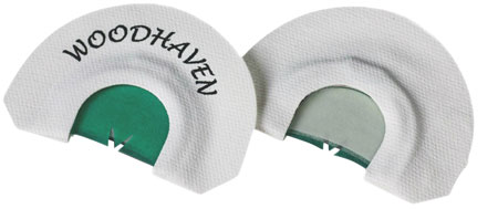 [854627000024] Woodhaven WH002 Classic V3 Diaphragm Call Triple Reed Attracts Turkeys White