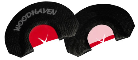 [854627003025] Woodhaven WH302 Red Ninja Power V Diaphragm Call Triple Reed Turkey Hen Sounds Attracts Turkeys Black