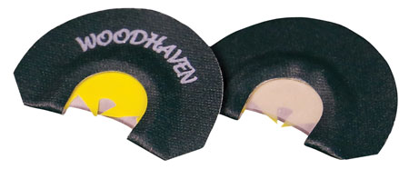 [854627003209] Woodhaven WH320 Talon  Diaphragm Call Triple Reed Turkey Hen Sounds Attracts Turkeys Black