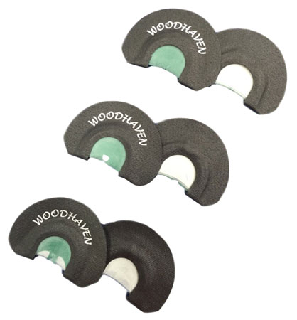 [854627000918] Woodhaven WH091 Ninja  Diaphragm Call Triple Reed Attracts Turkeys Black 3 Per Pkg