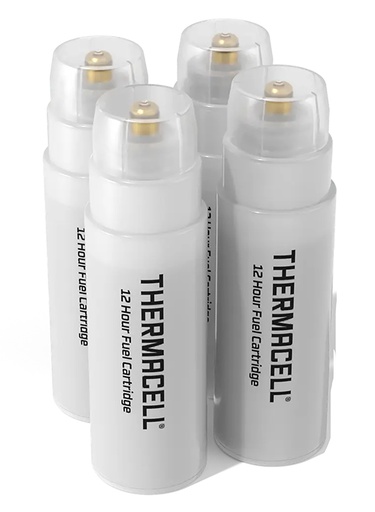 [843654001173] Thermacell C4 Repellent Refill  White Effective 15 ft Odorless Scent Fuel Cartridge Repels Mosquito Effective Up to 48 hrs 4 Per Pkg