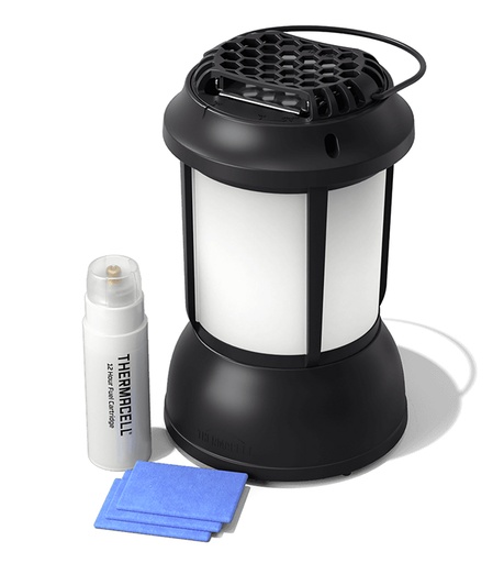 [843654003856] Thermacell PSLL2 Patio Shield Lantern Mosquito Repeller Black Effective 15 ft Odorless Scent Repels Mosquito Effective Up to 12 hrs