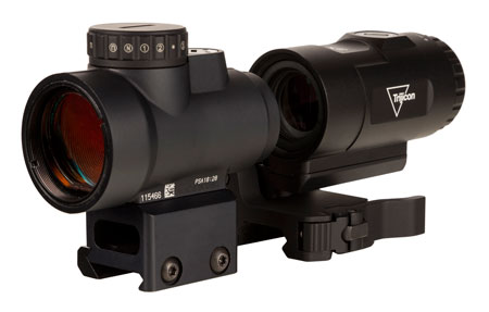 [719307616073] Trijicon 2200057 MRO HD Matte Black 1x/3x 25 mm 2 MOA Red Dot/68 MOA Circle Multi Reticle Magnifier