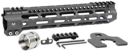 [812102032168] Midwest Industries MIULW105 Ultralight  AR-15 Black Hardcoat Anodized Aluminum/Polymer 10.50" Picatinny/M-LOK