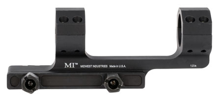 [812102032458] Midwest Industries MISM1G2 Gen 2 MI Scope Mount/Ring Combo Black Hardcoat Anodized