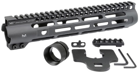 [812102031017] Midwest Industries MISLH105 Slimline  AR-15 Black Hardcoat Anodized Aluminum/Polymer 10.50" Picatinny/M-LOK
