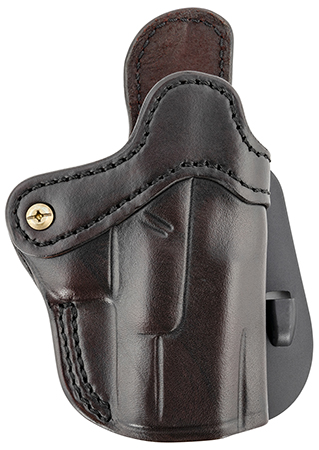 [816161029749] 1791 Gunleather ORPDH21SBRR BH2.1 Optic Ready OWB Size 2.1 Signature Brown Leather Paddle Compatible w/Glock 17/Springfield XD/S&W Shield Right Hand