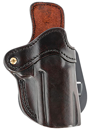 [816161029800] 1791 Gunleather ORPDH24SBRR BH2.4 Optic Ready OWB 2.4 Signature Brown Leather Paddle Fits Walther PPQ/Sig P320/Springfield XD-M