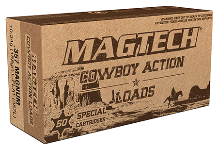 [754908177714] Magtech 357L Cowboy Action  357Mag 158gr Lead Flat Nose 50 Per Box/20 Case