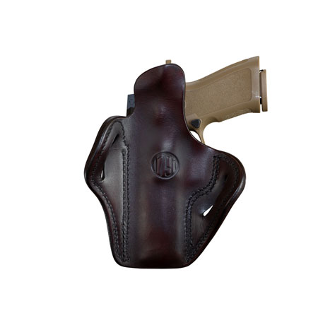 [816161028209] 1791 Gunleather ORBH24SBRR BH2.4 Optic Ready OWB 2.4 Signature Brown Leather Belt Slide Fits Walther PPQ/Sig P320/Springfield XD-M Right Hand