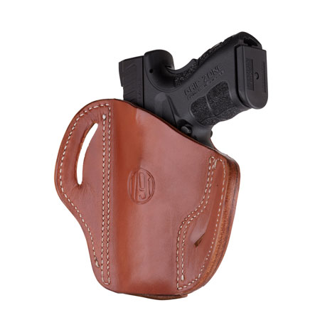 [816161028247] 1791 Gunleather ORBH24SCBRR BH2.4S Optic Ready OWB Size 2.4S Classic Brown Leather Belt Slide Fits FN 509 Fits HK VP9SK Right Hand